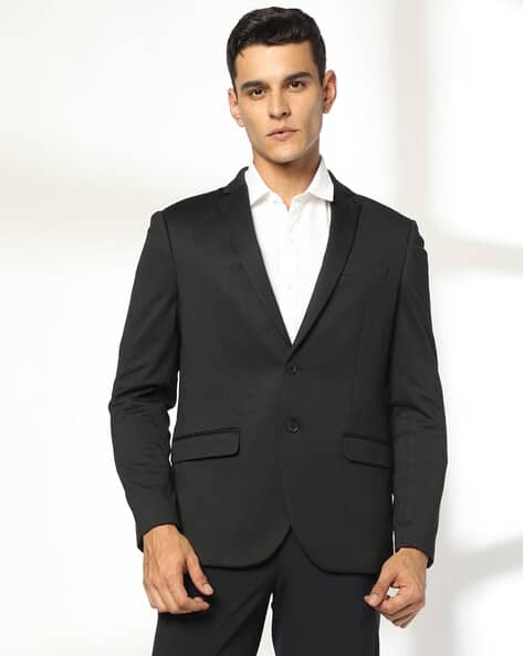NETPLAY Men Regular Fit Single-Breasted Blazer
