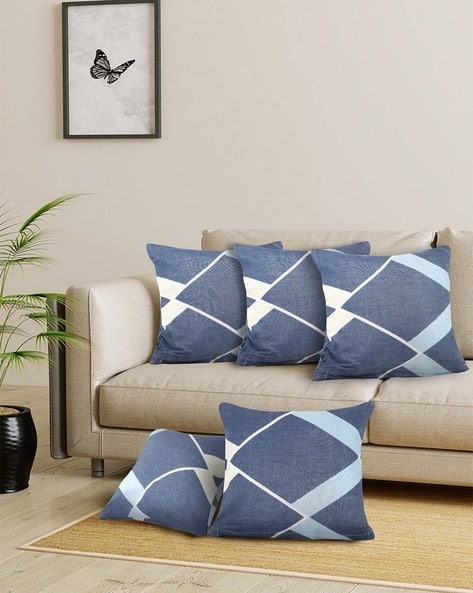 Arrabi Pack of 5 Printed Cushion Covers