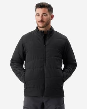 decathlon FORCLAZ - Men Solid Upto -0 Degrees Non-Hooded Synthetic Puffer Jacket-picture-49