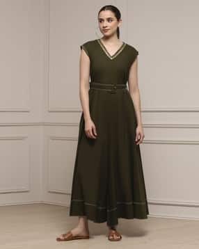 biba Women V-Neck Jumpsuit with Insert Pockets-picture-23