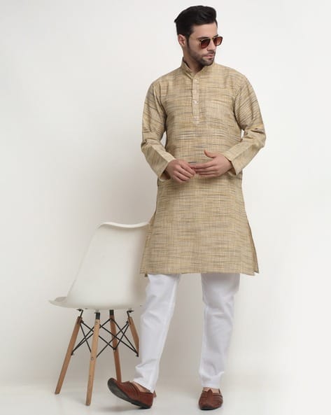 Arrabi Regular Fit Kurta & Pyjamas Set