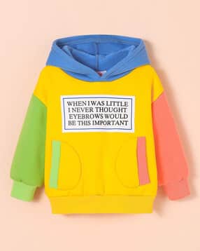 hopscotch Boys Regular Fit Typographic Hoodie-picture-31