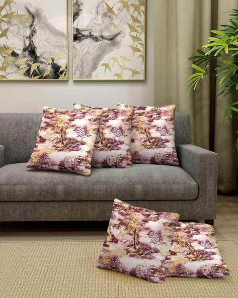 Arrabi Set of 5 Printed Cushion Covers 16'' x 16''