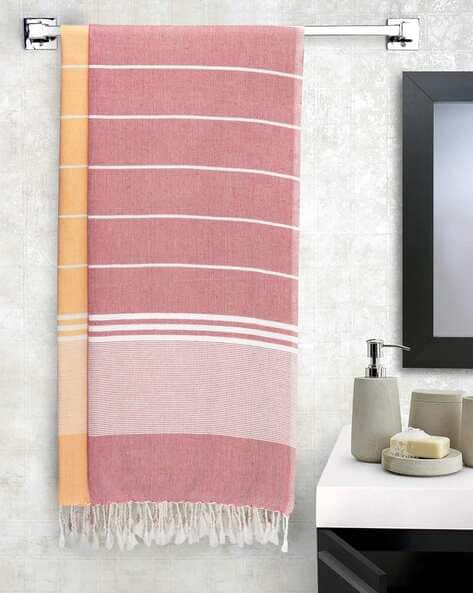 Arrabi Set of 2 Handwoven Cotton Bath Towels