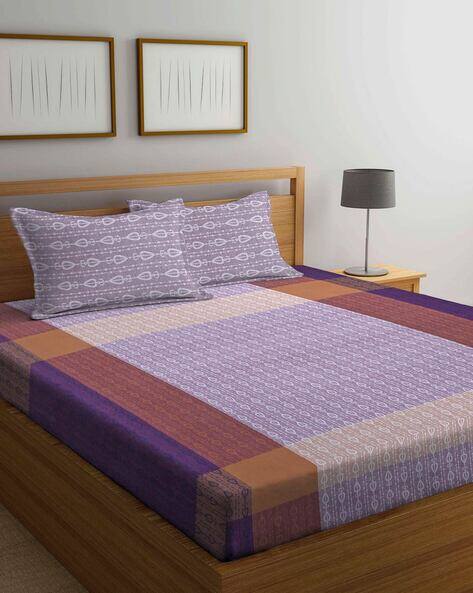 Arrabi Printed Double Size Bedsheet