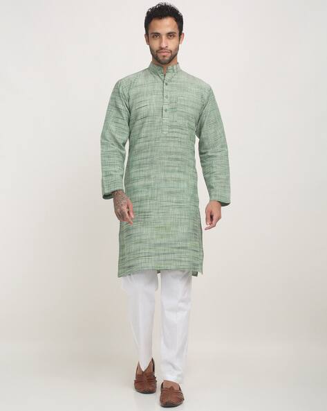 Arrabi Men Long Kurta with Pyjamas