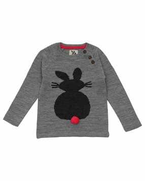 yellow apple Girls Slip-On Graphic Cardigan-picture-35