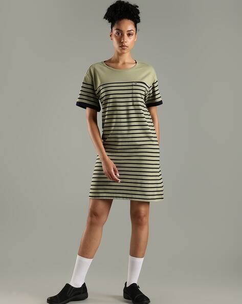 TOMMY HILFIGER Women Striped T-Shirt Dress