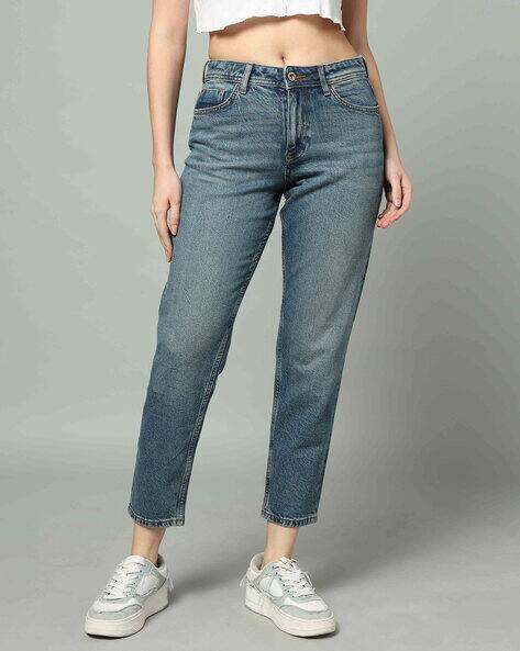 SPYKAR Women Lightly Washed Mom Fit Jeans