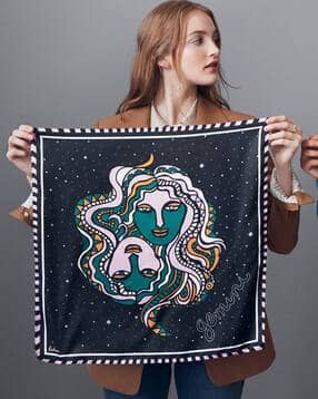 attire empire Women Graphic Print Scarf-picture-52