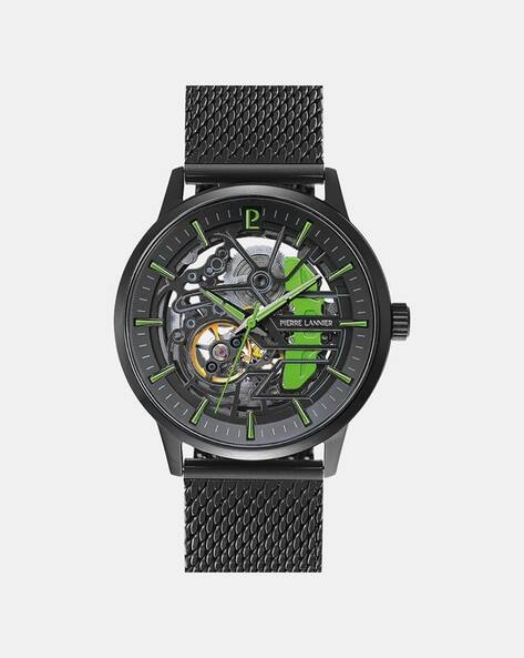 Pierre Lanier Men Automatic Analog Stainless Steel Watch 345A479