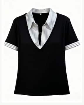Outzidr Global Women Striped Fitted Top