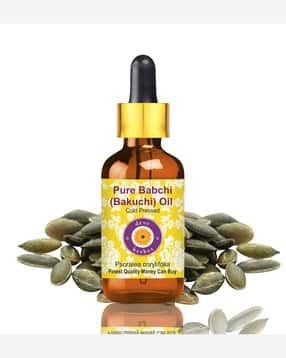 deve herbes Pure Natural Bakuchi Undiluted Cold Pressed Oil with Dropper - 50ml-picture-49