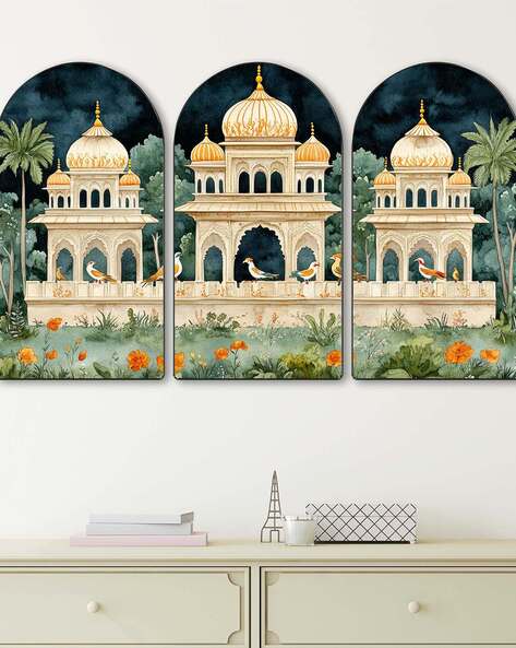 Livin Luxe set of 3 Palace Wall Art