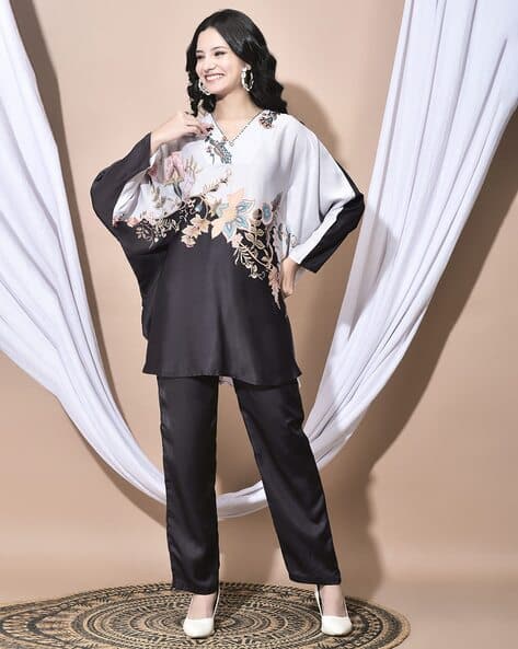 FFU Women Floral Print 2-Piece Co-Ord Set