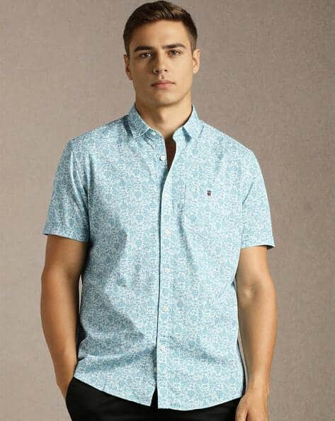 LOUIS PHILIPPE Men Printed Slim Fit Shirt