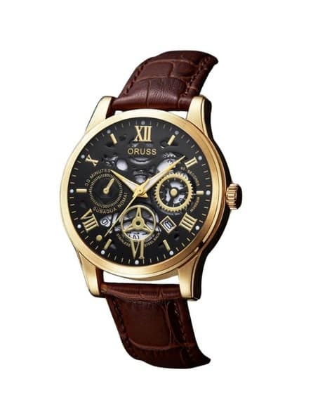 Oruss Men Round-Dial Analogue Watch-OR1062