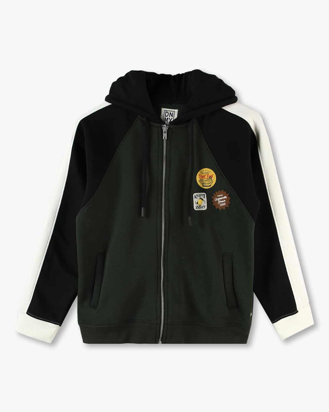 トップス BEEDEN DUALITY ZIP DESIGN HOODIE Buy YB DNMX Boys Colourblock Zip-Up Hoodie Online | Ajio.com