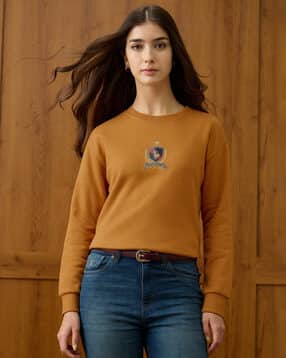 u.s. polo assn. Women Regular Fit Graphic Sweatshirt-picture-15
