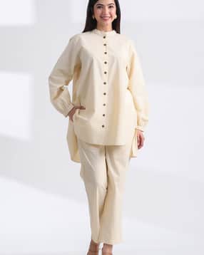 jaipurrang Women Regular Fit Tunic & Trousers Set-picture-15