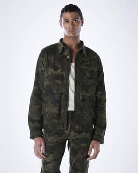 jack & jones Men Camouflage Print Regular Fit Jacket-picture-23