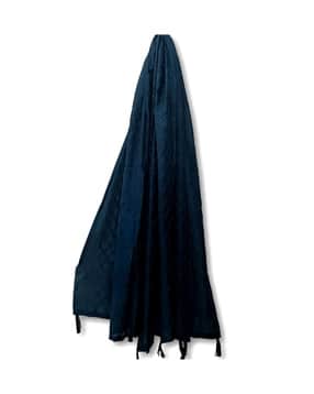 Women Embroidered Dupatta with Tassels-image-16
