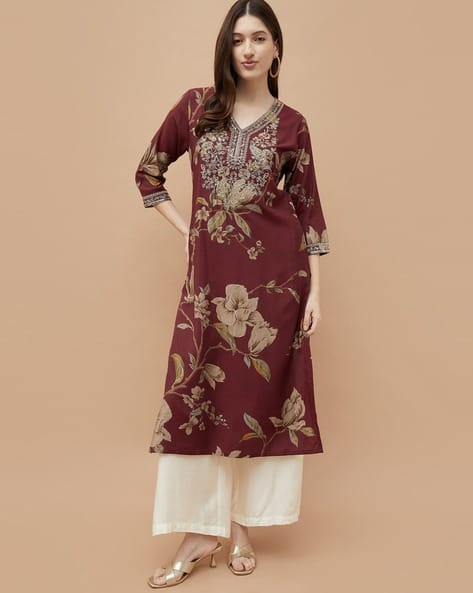 Women Abstract Printed Kurta