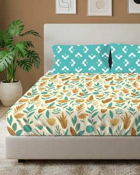 urban space Cotton Printed Bedsheet With 2 Pillow Covers-picture-18