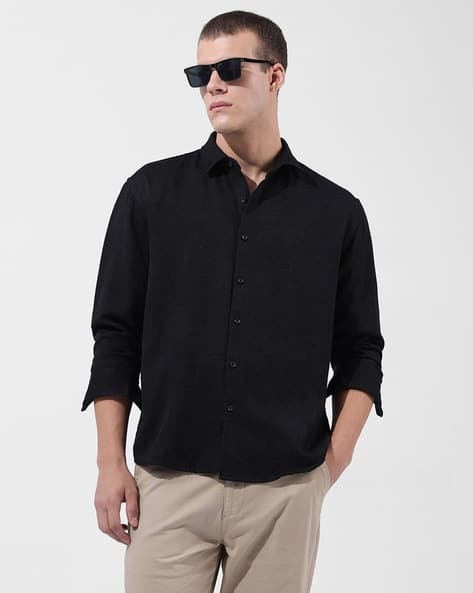 The Indian Garage Co Men Relaxed Fit Cotton Shirt