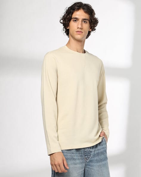 DNMX Men Relaxed Fit Round-Neck T-Shirt Offers & Cashback