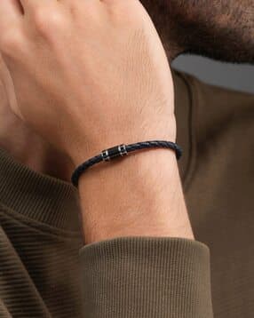 police Stainless Steel Braided Leather Bracelet -picture-11