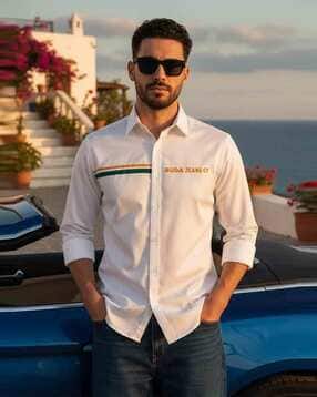 buda jeans co Men Typographic Print Regular Fit Shirt-picture-36