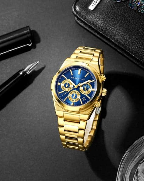 Giordano Men Analogue Watch with Stainless Steel Strap-GZ-50152