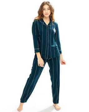 lotik Women Stripes Nightwear Set-picture-17