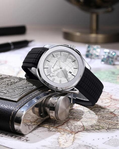 Giordano Men Analogue Watch with Tang Buckle Closure GZ-50147