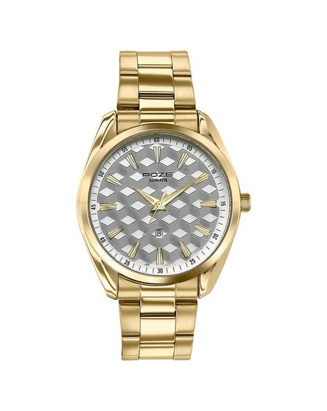 SONATA Men Crisscross Analogue Watch-SP70066YM03