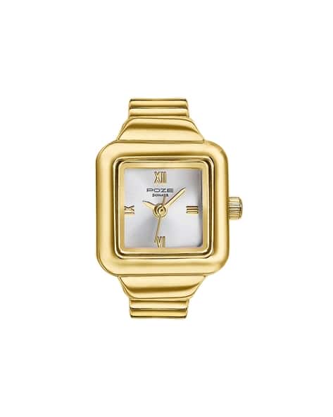 SONATA Women Ring It 2.0 Watch with Metal Strap-SP80123YM01W