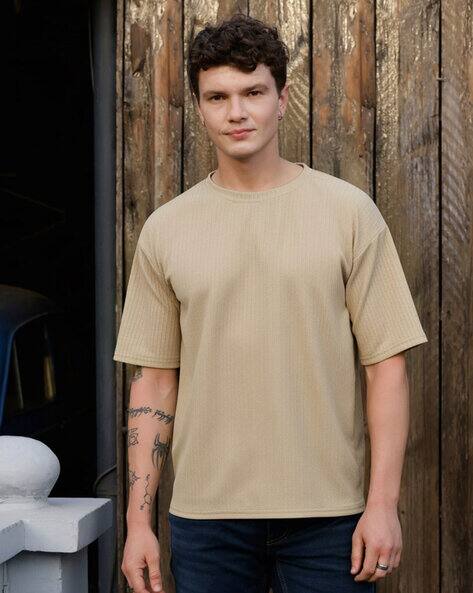 Zilcon Men Regular Fit Crew-Neck T-Shirt