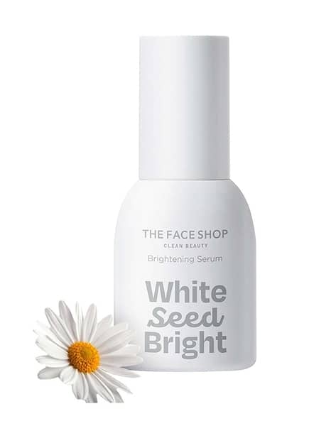 The Face Shop White Seed Brightening Serum- Korean Skincare with Niacinamide & Hyaluronic Acid