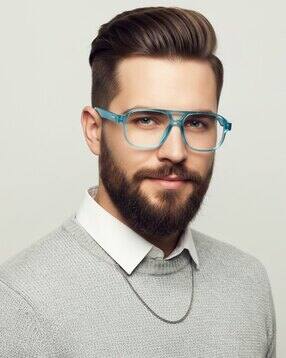 peter jones Men UV-Protected Full-Rim Square Sunglasses - AG740TBL-picture-37