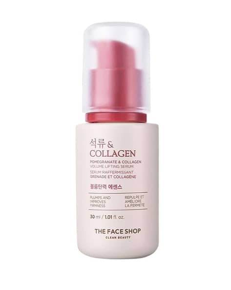 The Face Shop Collagen And Pomegranate Serum with Hyaluronic Acid - 1 Collagen Korean Serum