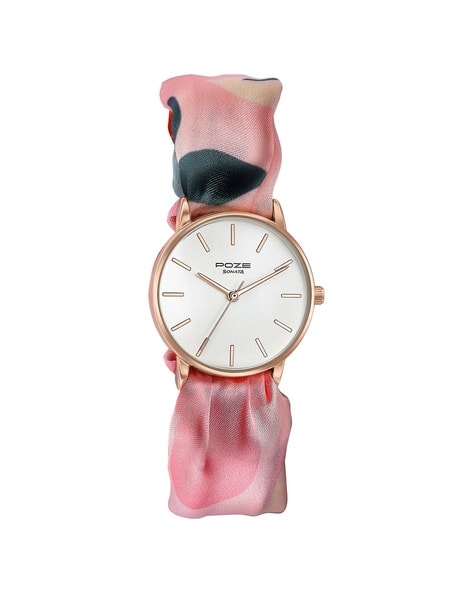 SONATA Women Summer Blooms Analogue Watch-SP80126WF02W