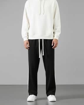 indiclub Men Straight Trackpants with Contrast Tipping -picture-47
