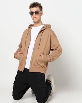 yousta Men Loose Fit Cotton Zip-Front Hoodie-picture-11