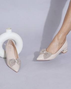 sherrif Women Embellished Mid Heeled Shoes-picture-53