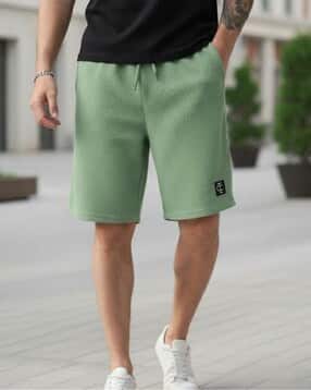 Men Patterned Regular Fit Flat-Front Shorts-image-28