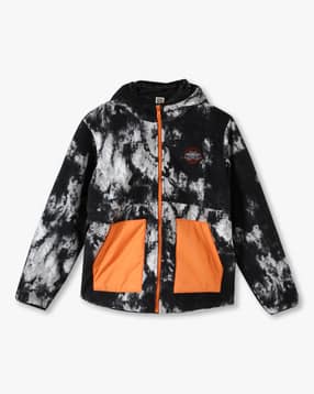 yb dnmx Boys Printed Regular Fit Sherpa Hooded Jacket-picture-41