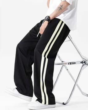 paralians Men Straight Fit Track Pants with Striped Detail-picture-36