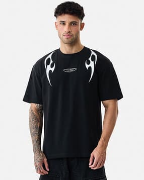 snitch Men Printed Regular Fit Crew-Neck T-Shirt-picture-31