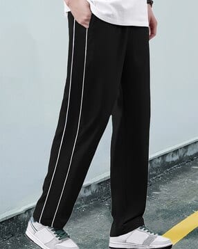 paralians Men Straight Fit Track Pants with Striped Detail-picture-24